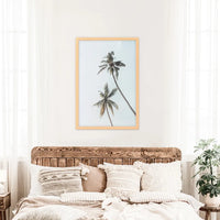California Tropical Themed Wall Decor. Large Palm Trees