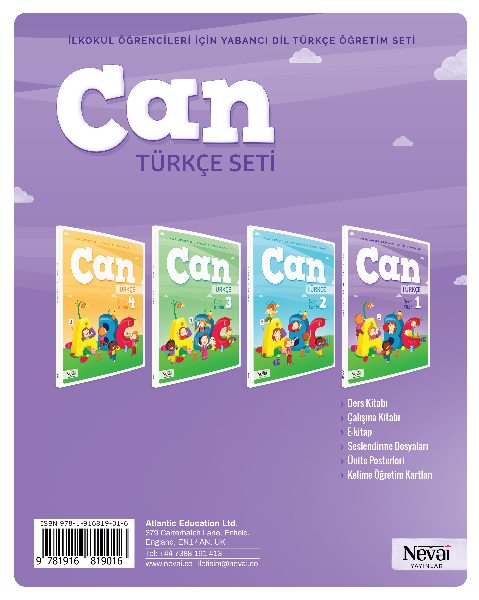 Can Türkçe 1 Çalışma Kitabı