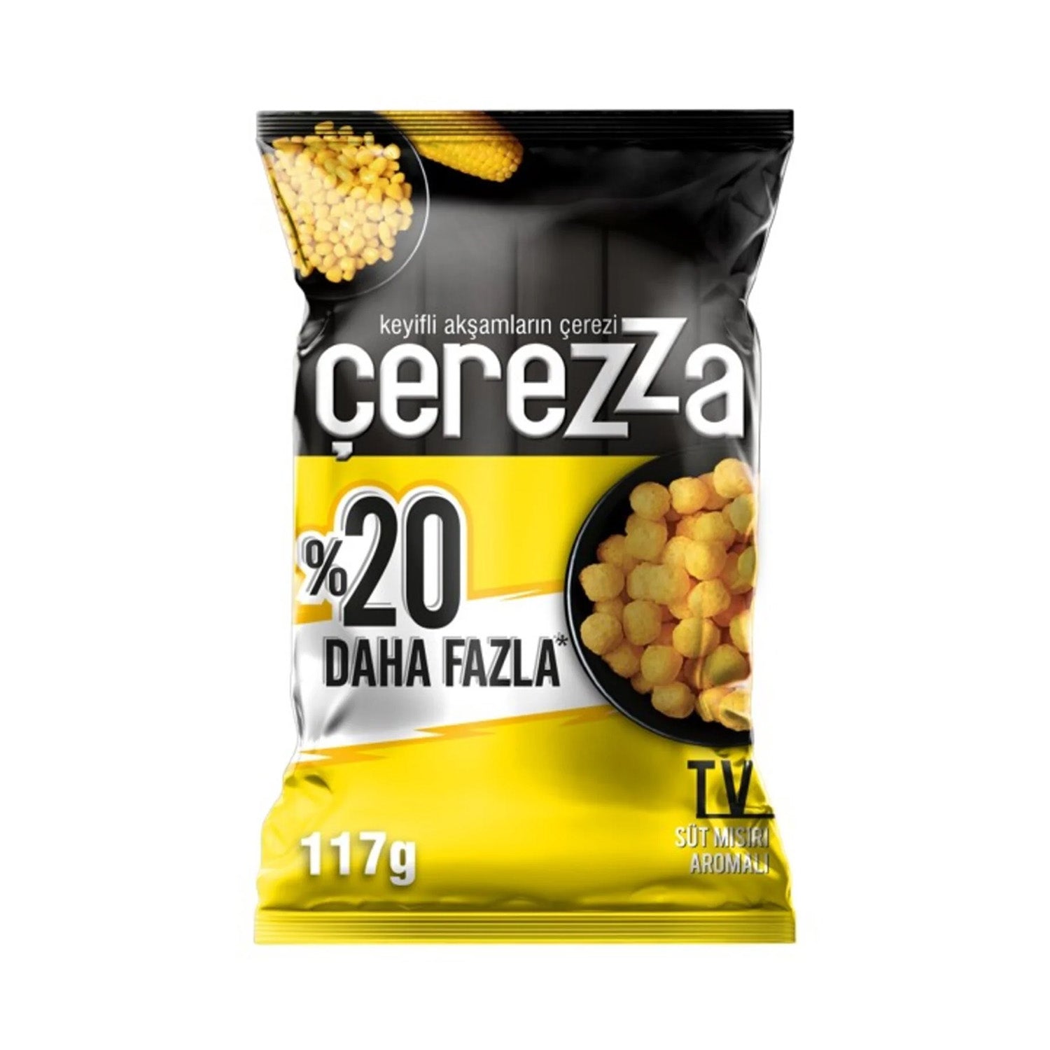 Cerezza Milkycorn Snack 121G