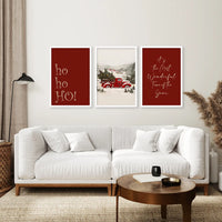 Winter Holiday Decoration Art Decor Prints