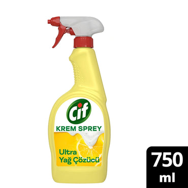 Cif Cream Spray Lemon 750Ml