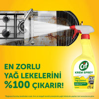 Cif Cream Spray Lemon 750Ml