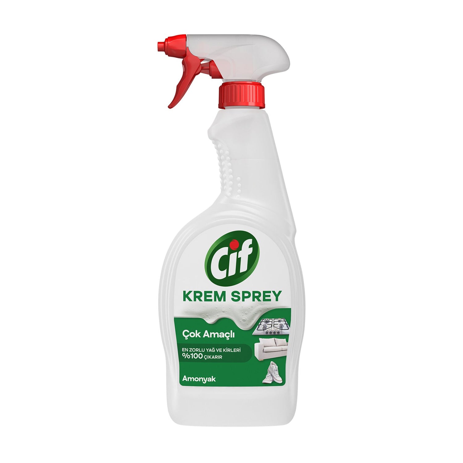 Cif Cream Spray With Ammonia 750Ml