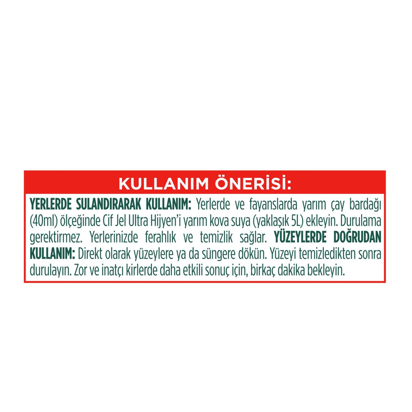 Cif Gel Ultra Hygiene 750Ml