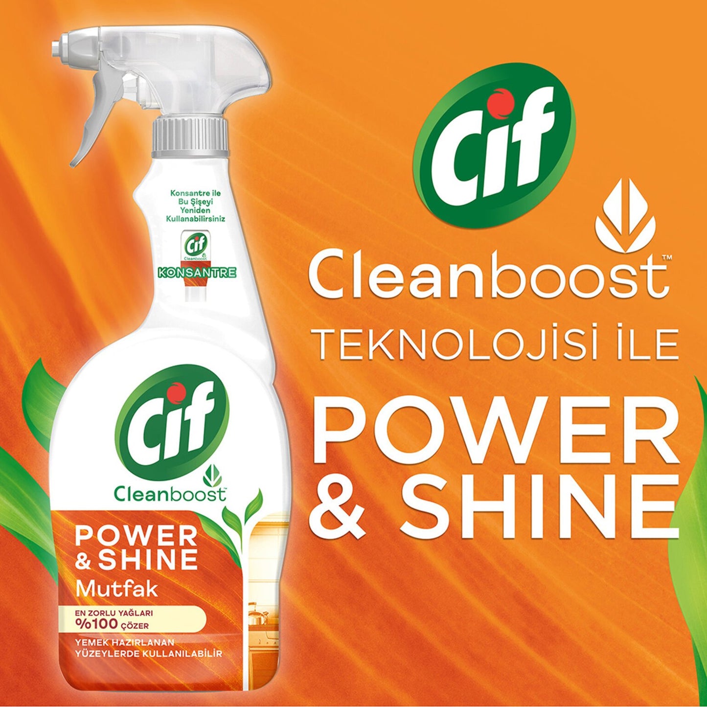 Cif Kitchen Liquid Sprey 750Ml