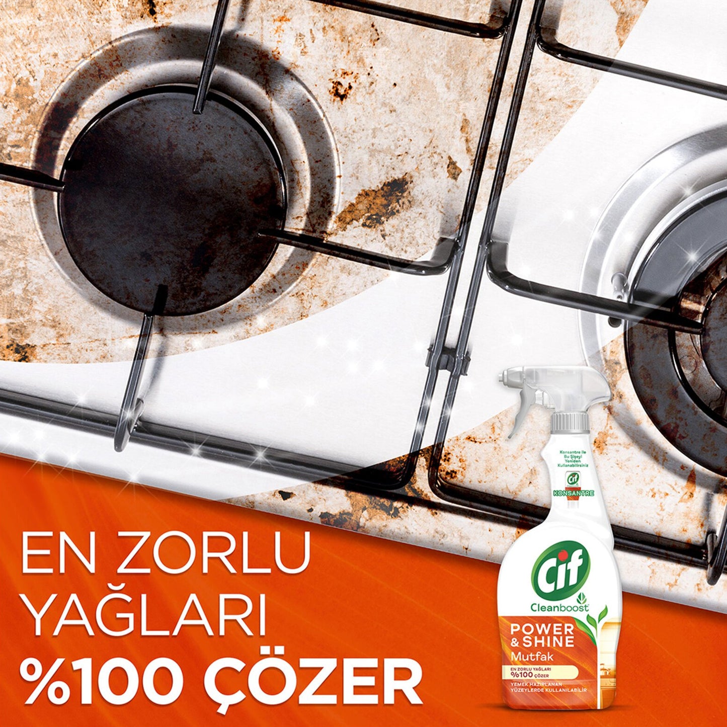 Cif Kitchen Liquid Sprey 750Ml