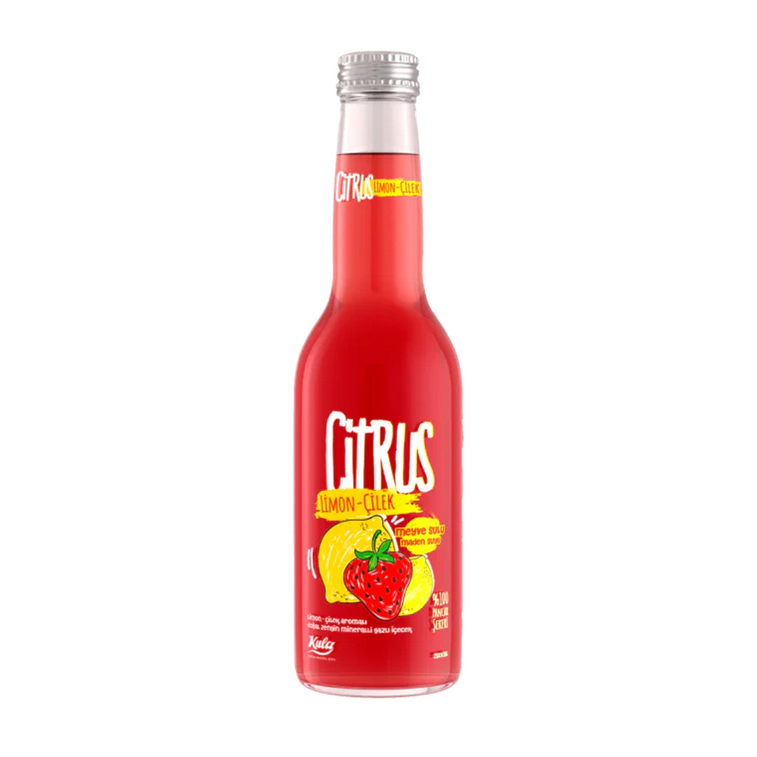Citrus Soda Lemon Strawberry 250Ml
