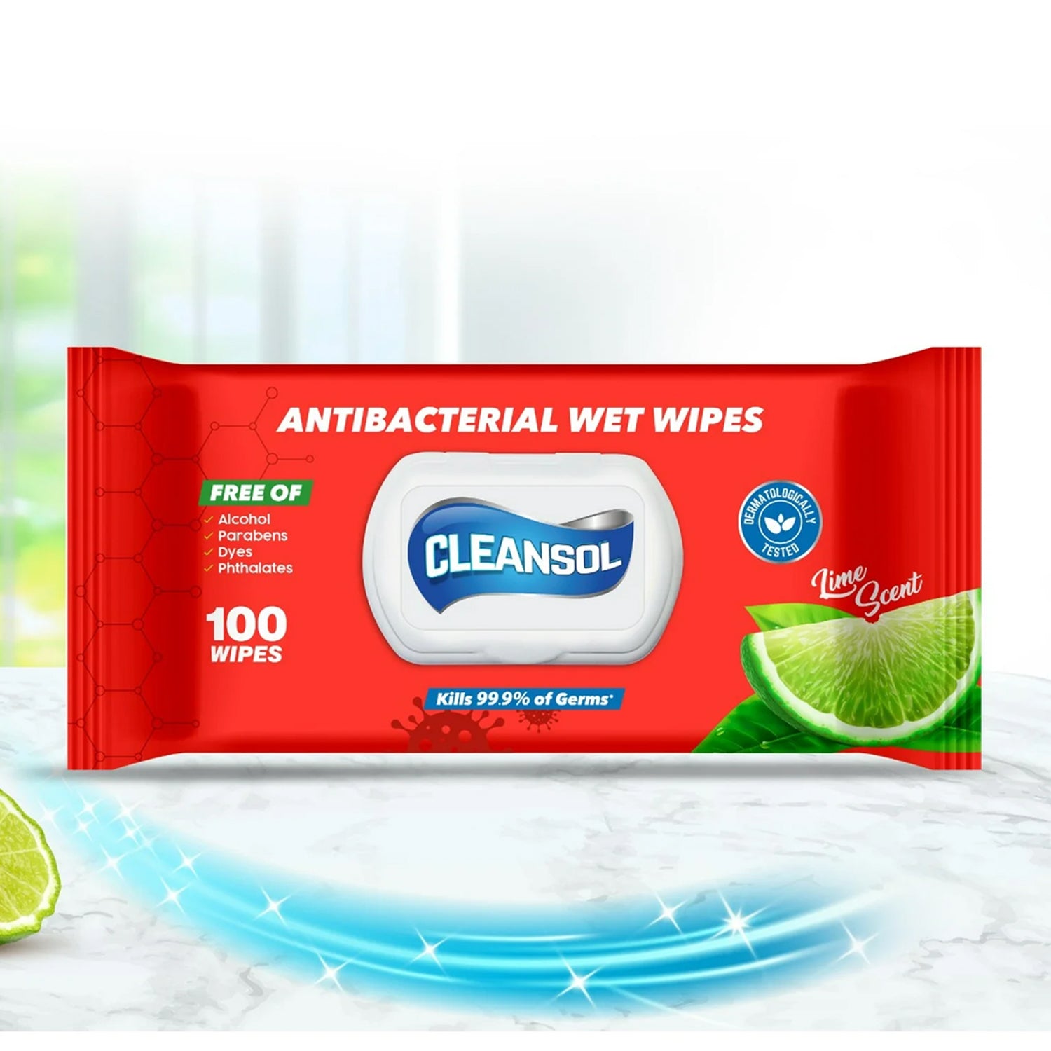 Cleansol 100 Wipes