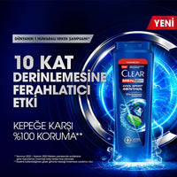 Clear Shampoo Menthol 350G