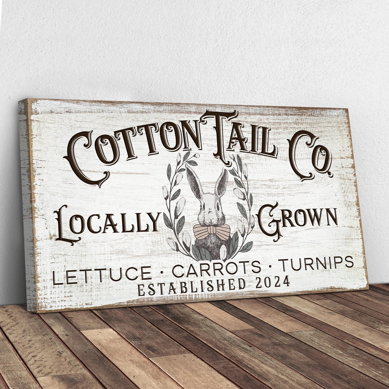 Vintage Cottontail Co Easter Sign II