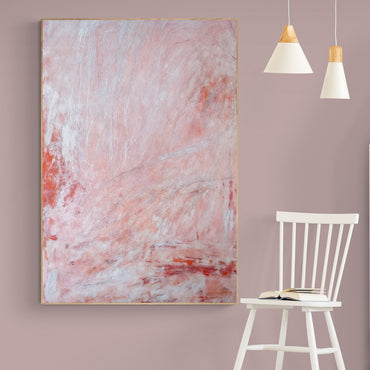 Canvas Print: "Crimson Veil"