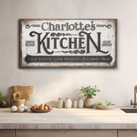 Custom Kitchen Sign II