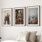 Halloween Skeleton Wall Art Decorations Posters