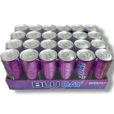 Blu Day Grapes  Energy Drink 24-Pack - Healthy Energy Drinks Wholesale Price