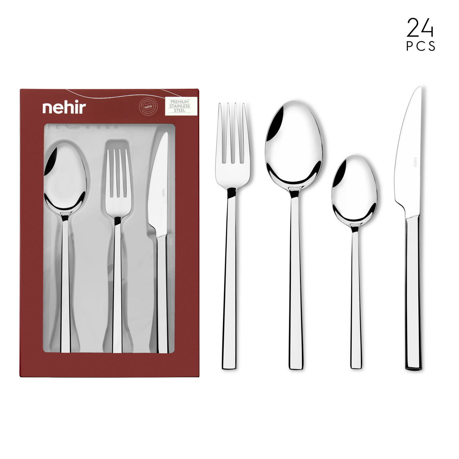 Dalyan 24-Piece Cutlery Set