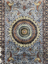 Hand-Knotted Parak Rug – Gray, 40” x 60” | Afghan Wool Rug