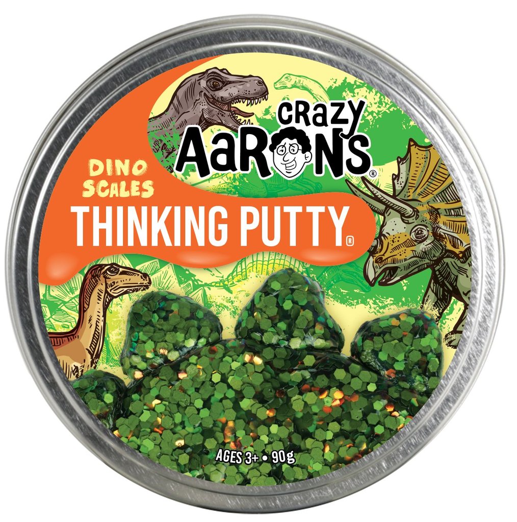 CRAZY AARON'S Thinking Putty - 4" DINO SCALES