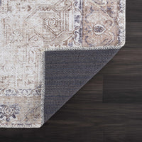 Beige Rosman Washable Area Rug - Promo