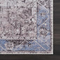 Rosman Blue&Beige  - Promo Washable Area Rug - Clearance