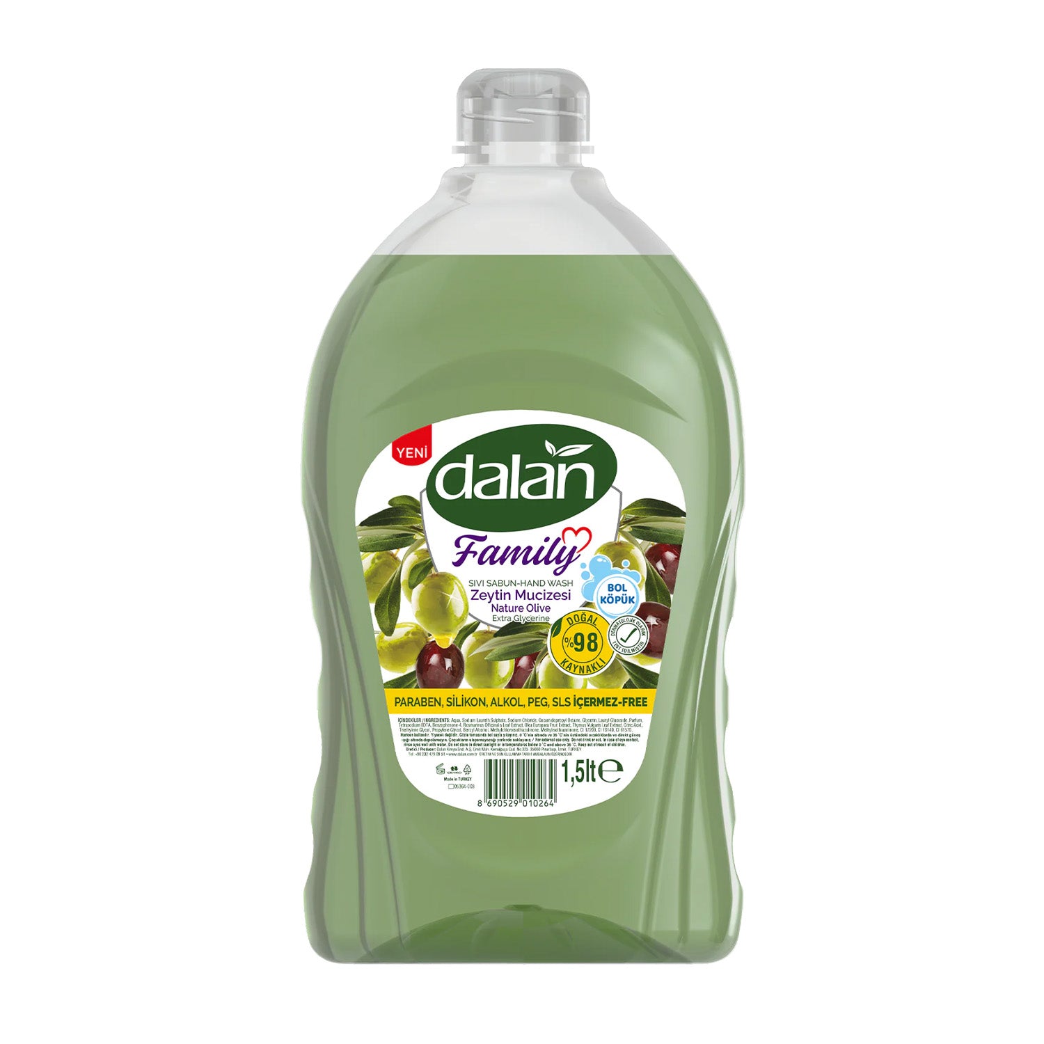 Dalan Family Liquid Soap Olive 1.5L
