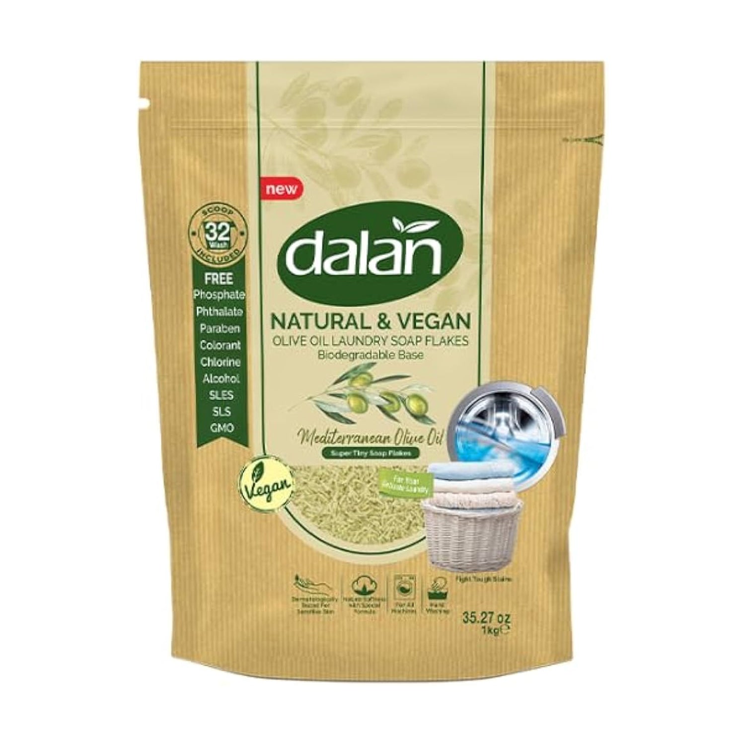 Dalan Laundry Soap Flake 1Kg