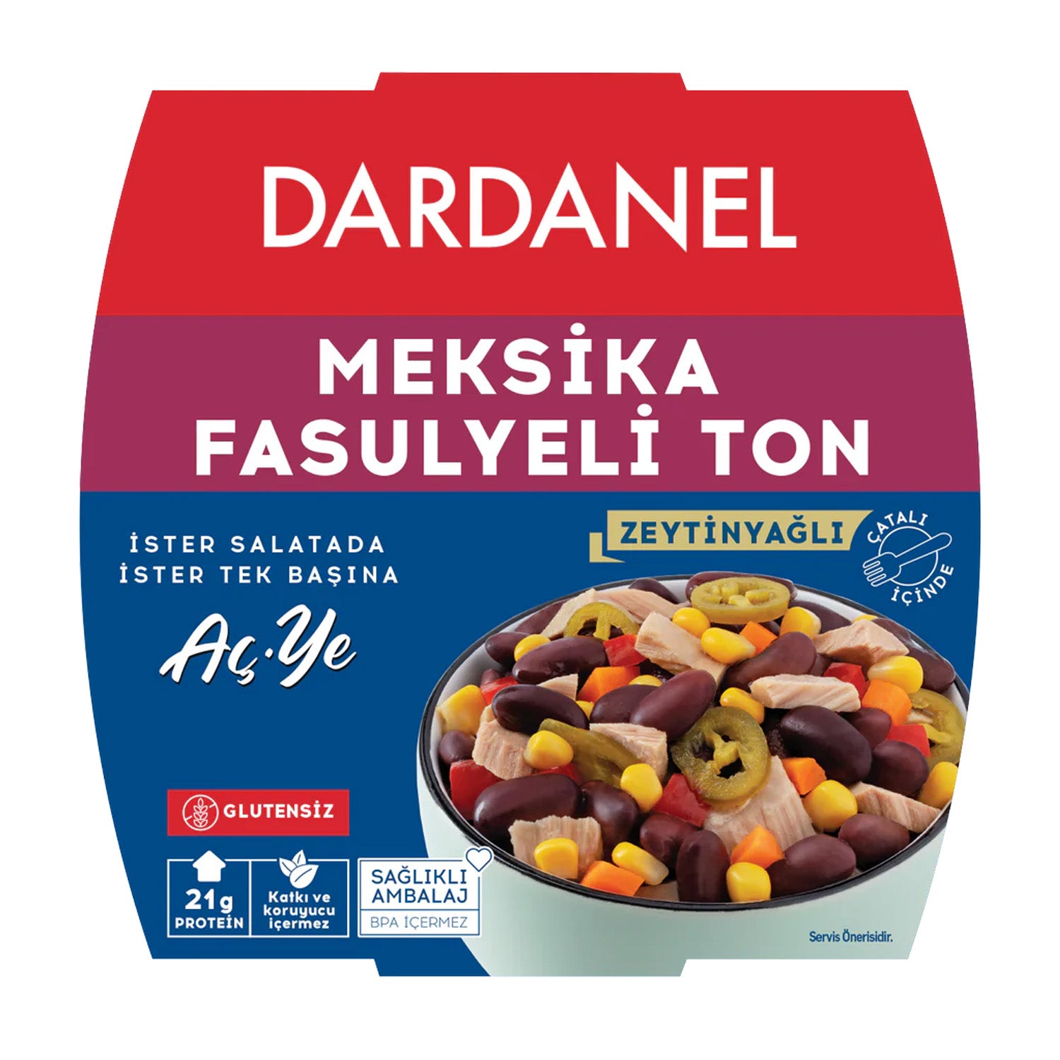 Dardanel Tuna Salad & Mexican Beans 160