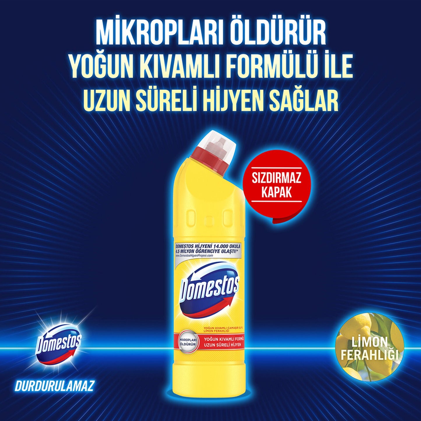 Domestos Bleach Lemon 750Ml