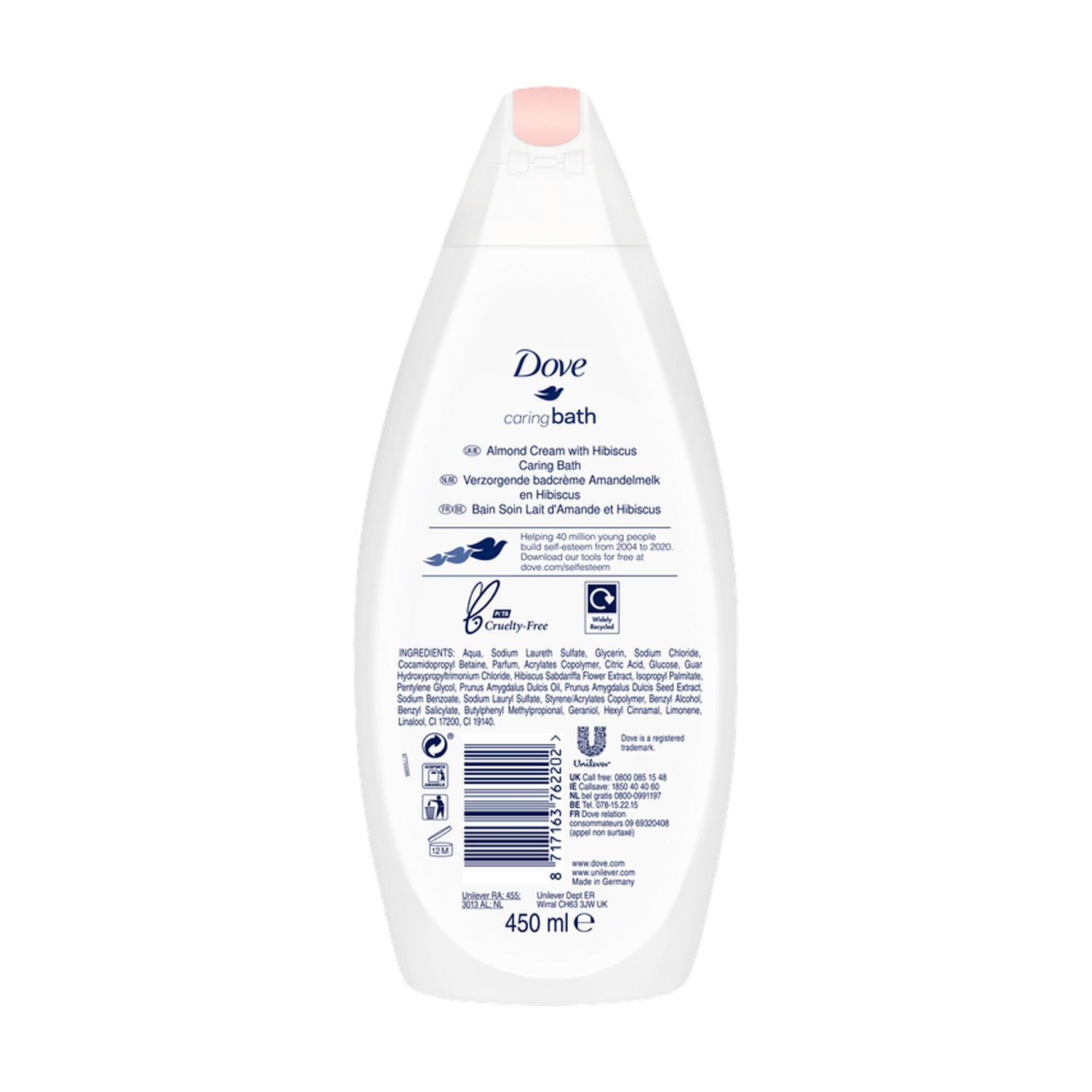 Dove Almond&Hibiscus Body Wash 500Ml