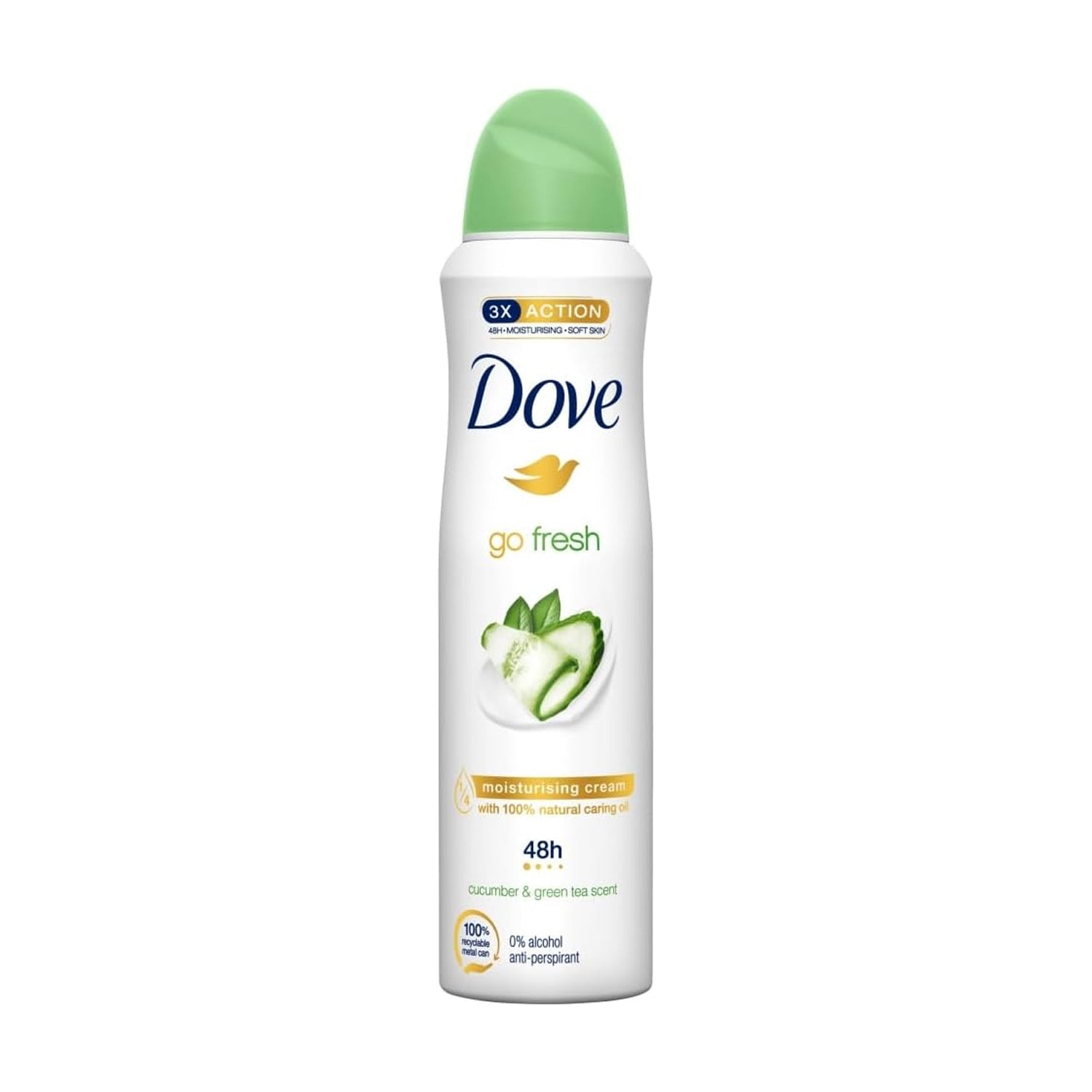 Dove Body Spray Cucumber Scent 150