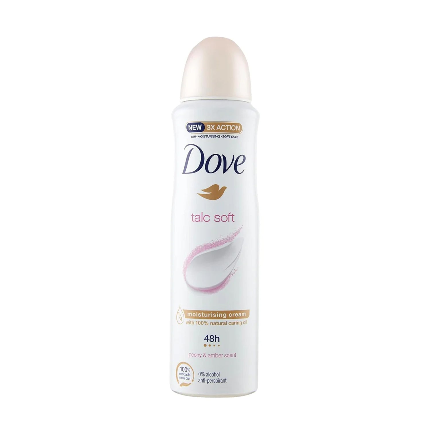 Dove Body Spray Talc Soft 150M