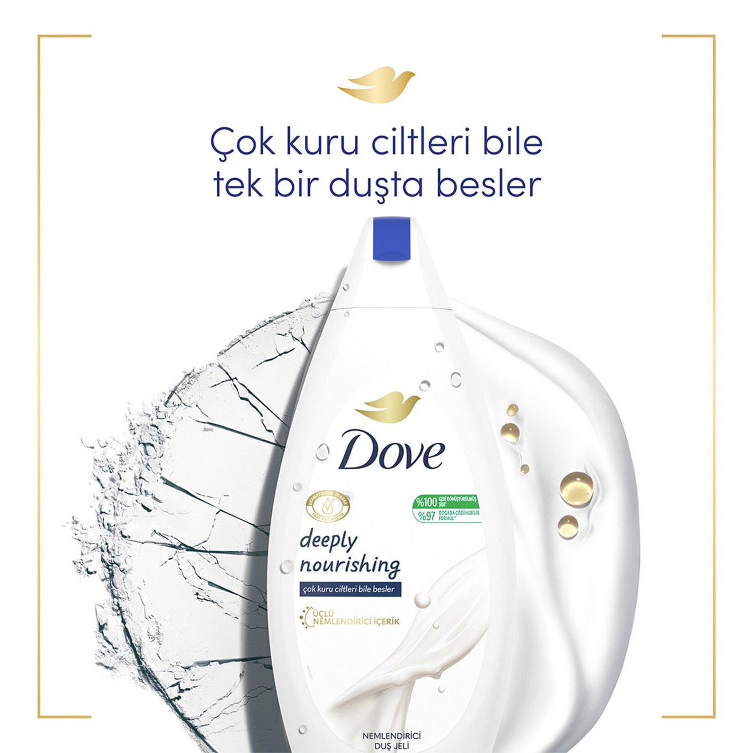Dove Body Wash Deeply Nourishing 428Ml