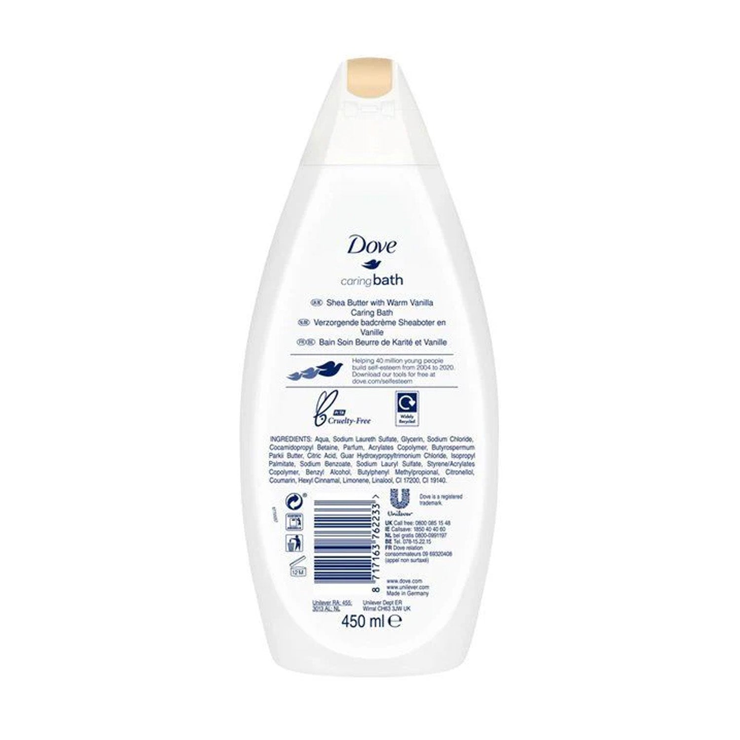 Dove Body Wash Shea Butter & Warm Vanilla 500
