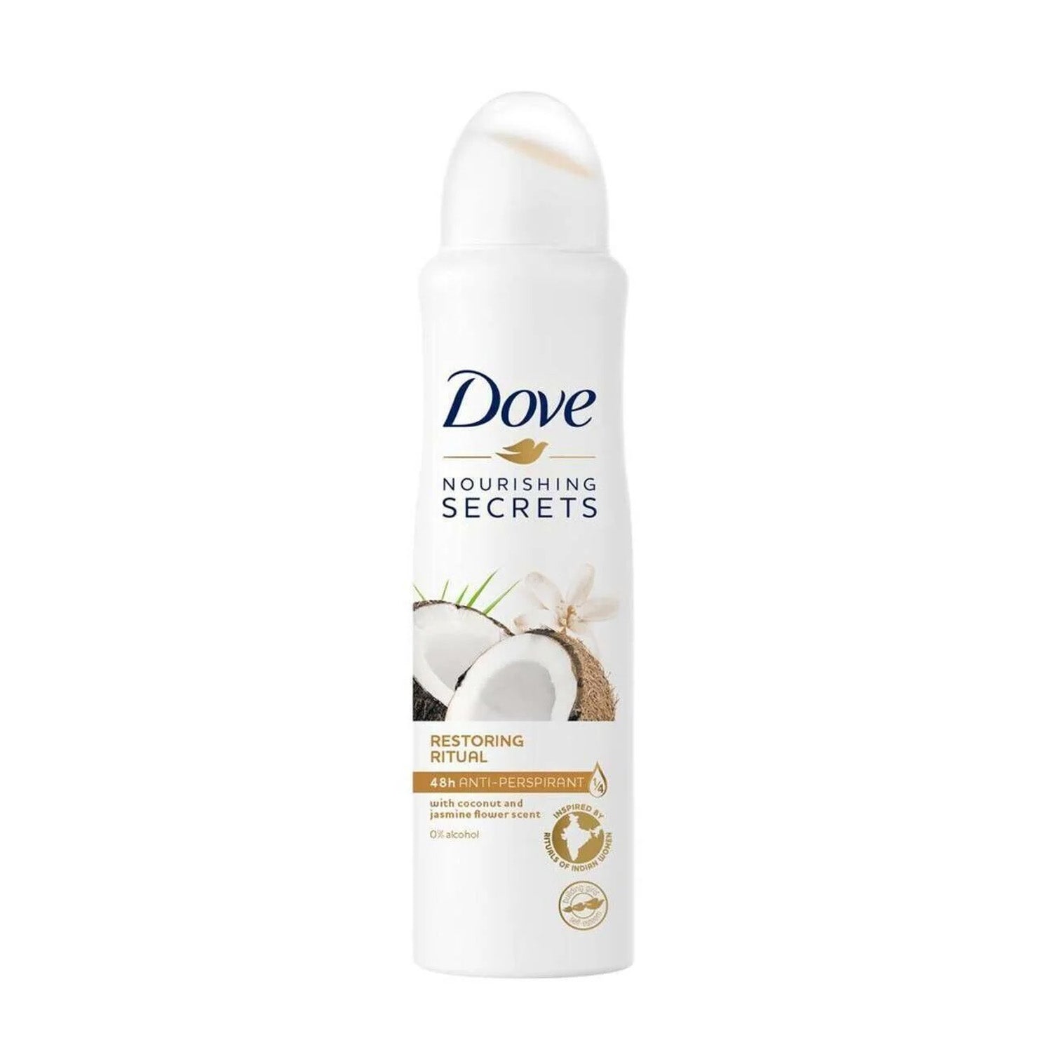 Dove Coconut & Jasmine Antiperspirant Deodorant Spray 150Ml