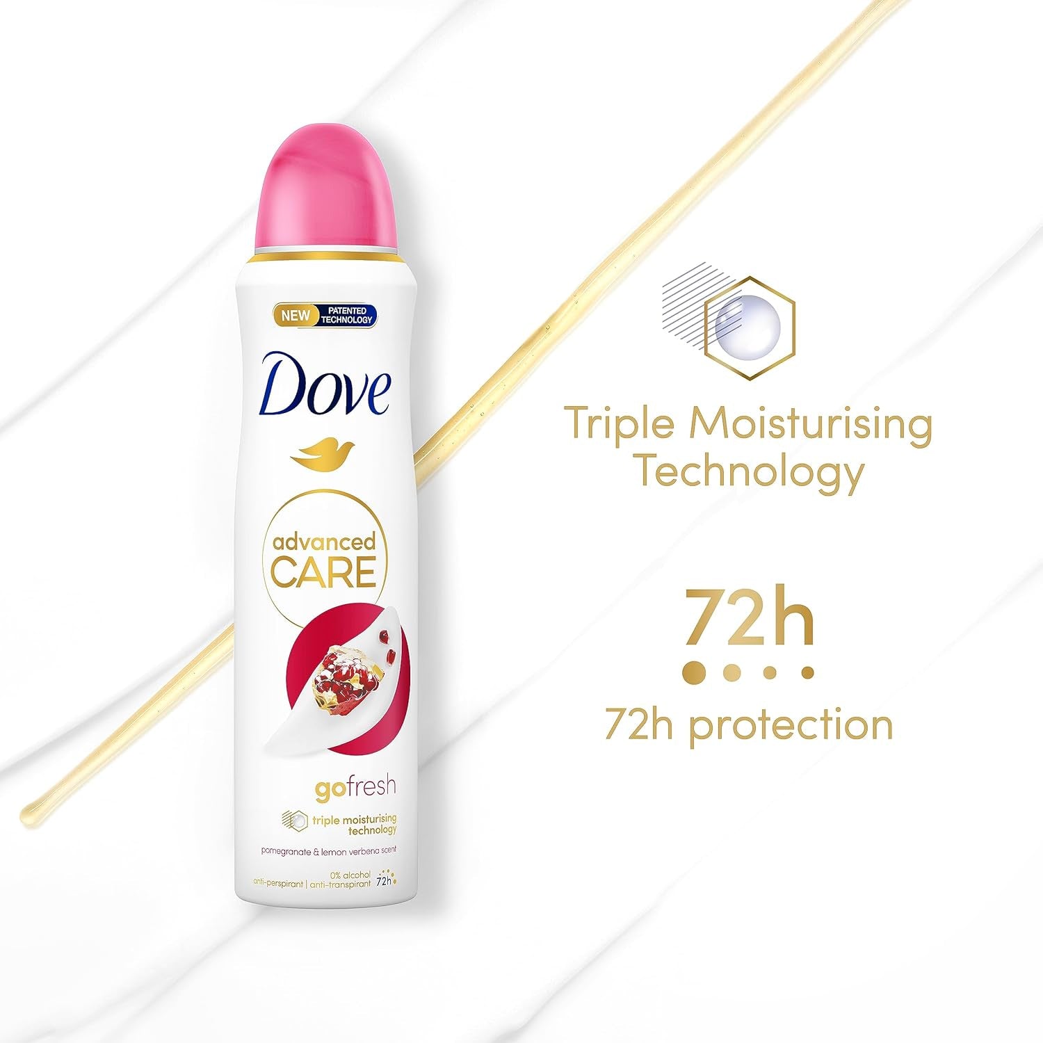 Dove Deodorant Pomegranate 150M