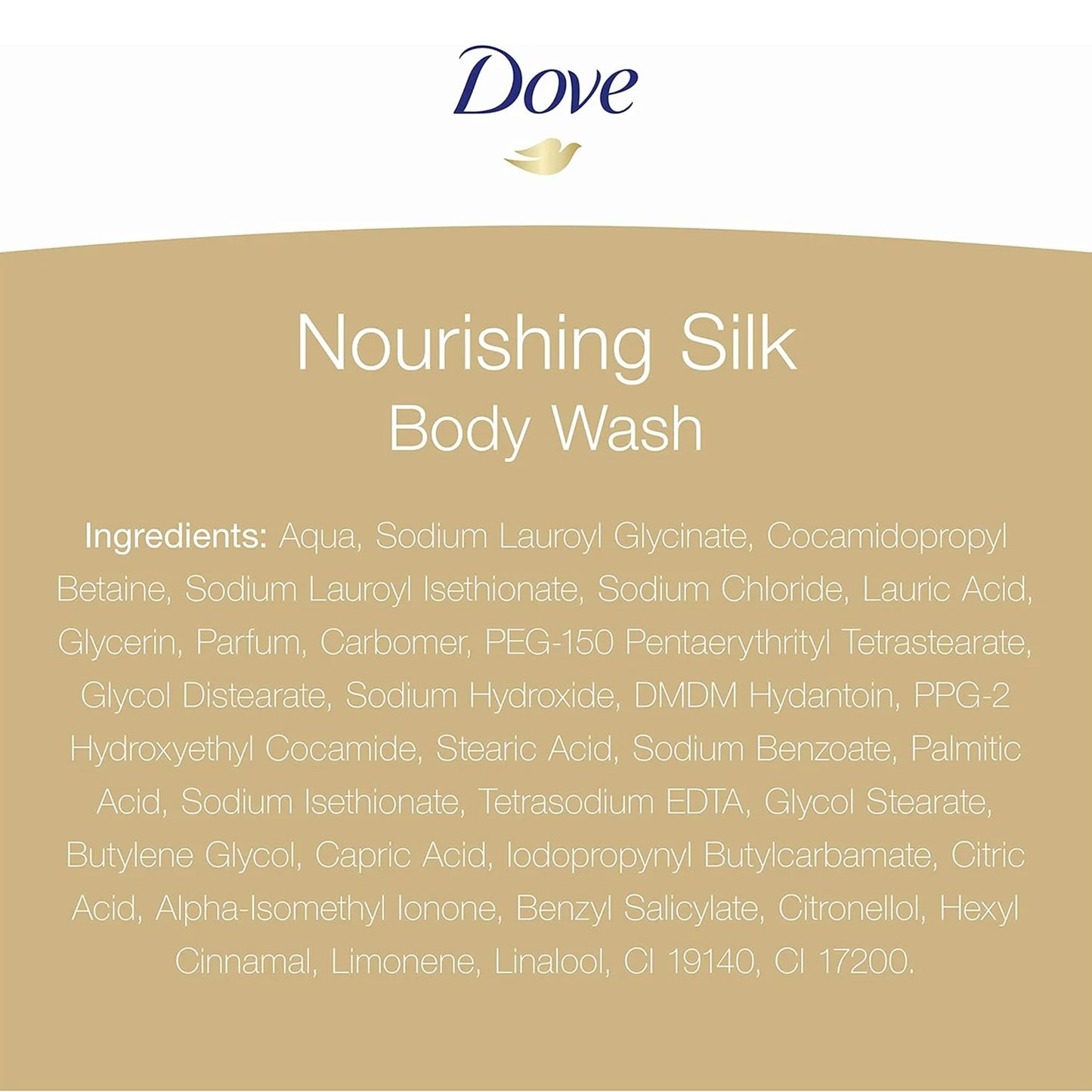 Dove Nourishing Silk Body Wash 450Ml