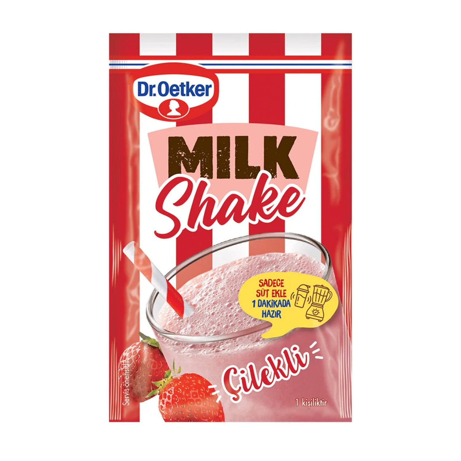Dr.Oetker Milkshake Çilek 22G