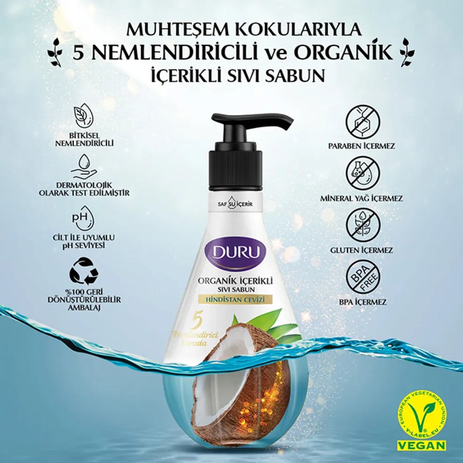 Duru Coconut Liquid Soap 500Ml