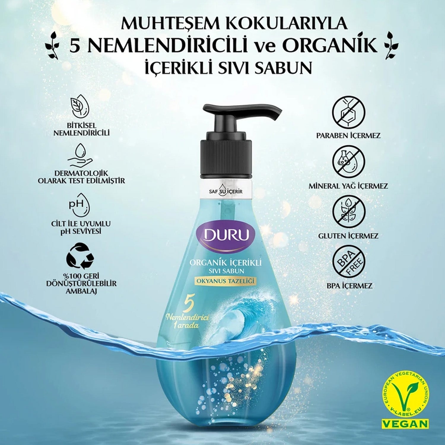 Duru Ocean Liquid Soap 500Ml