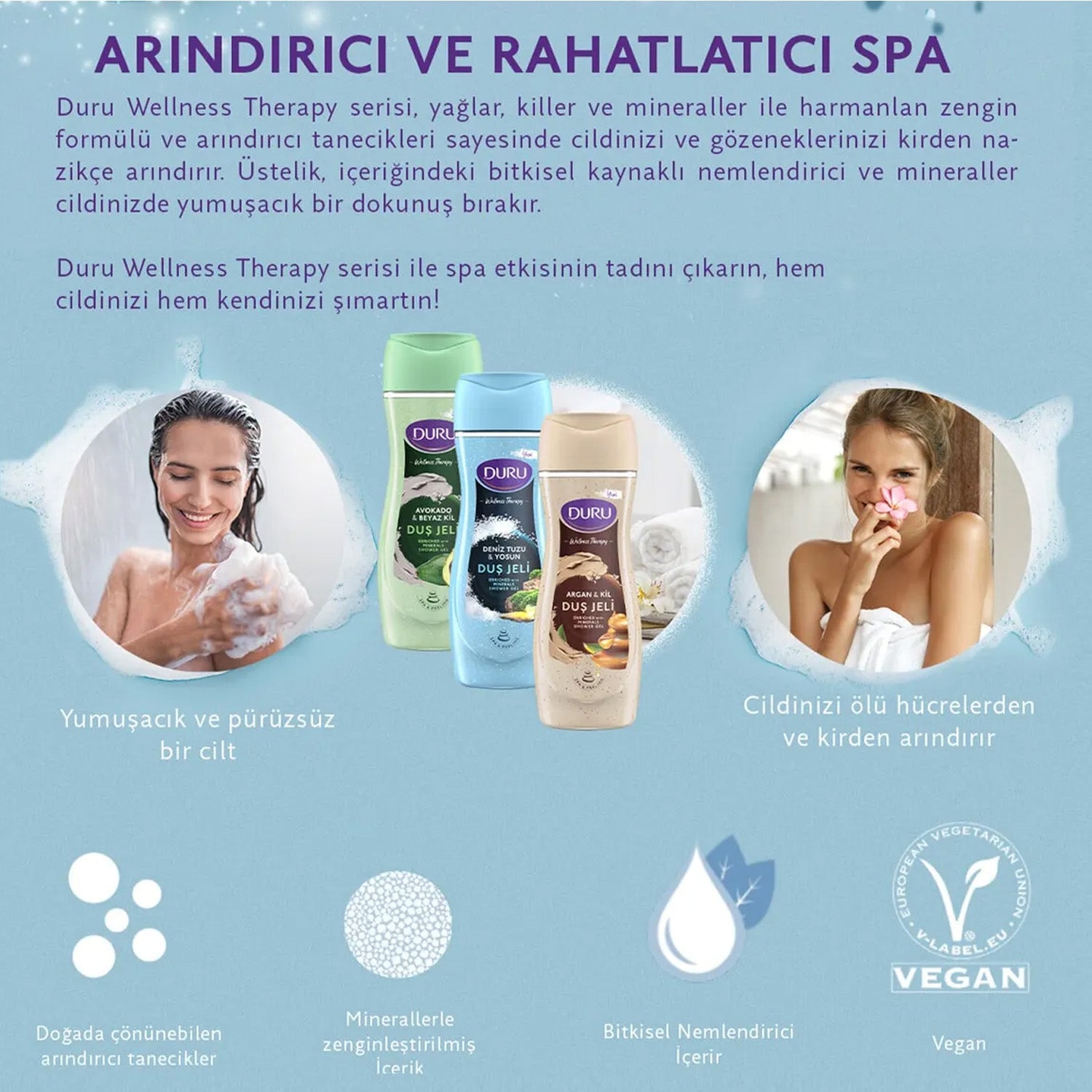 Duru Wellness Therapy Avocado & White Clay 450Ml