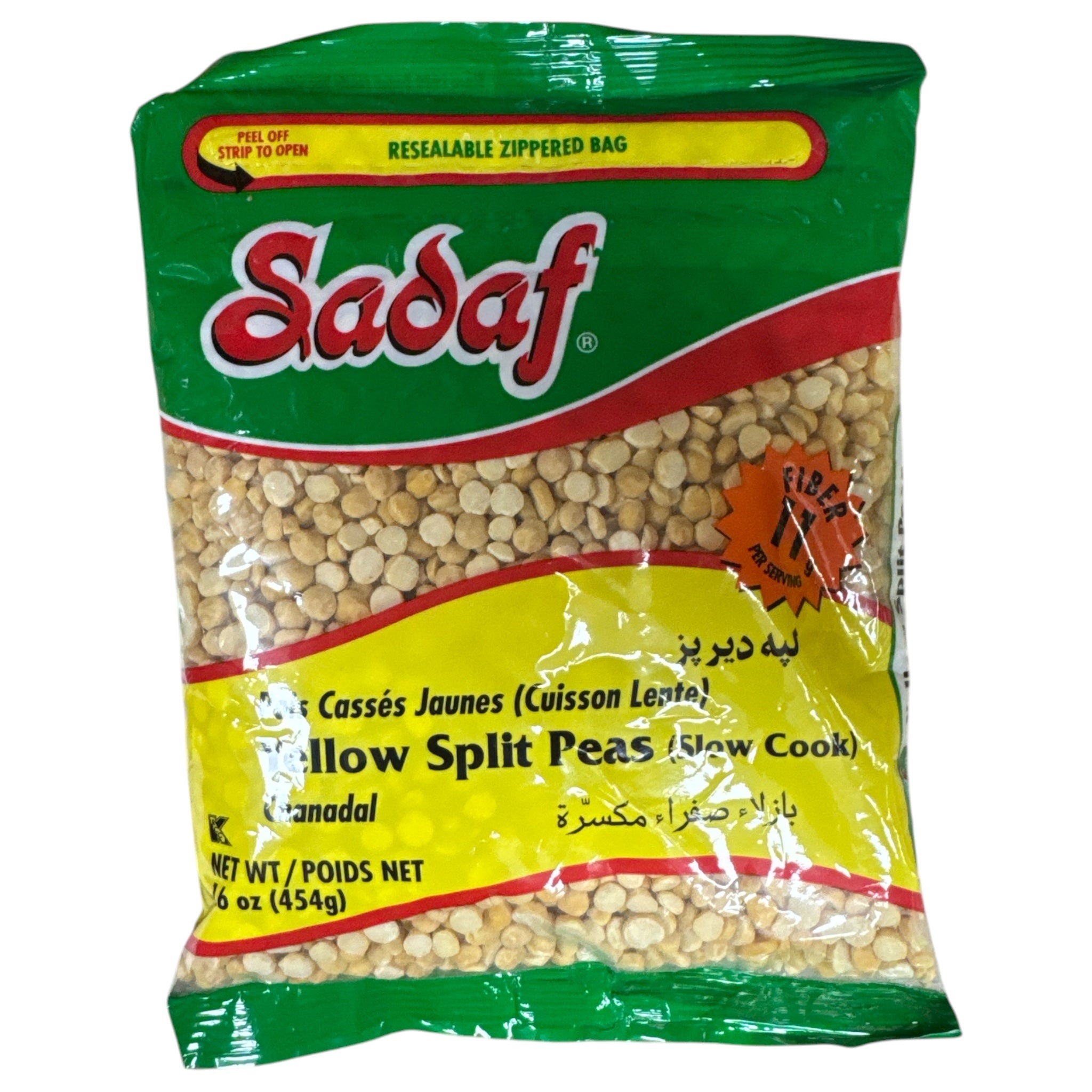 Sadaf yellow split peas slow cook