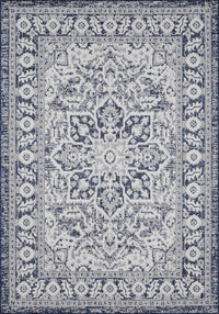 Etoile Navy Blue Performance Rug