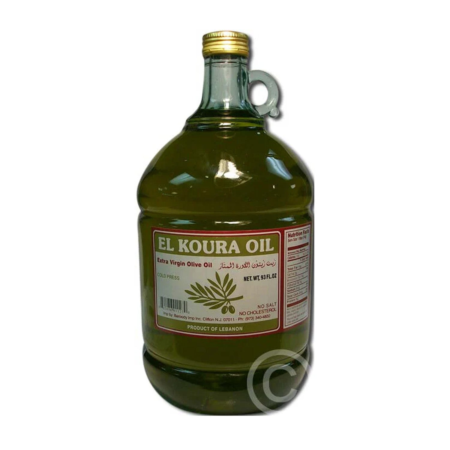 El Koura Extra Virgin Olive Oil 93O