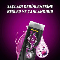 Elidor Shampoo Black 400Ml