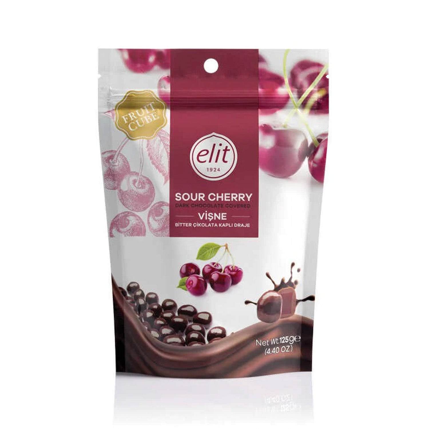 Elit Chocolate Sourcherry 125 G