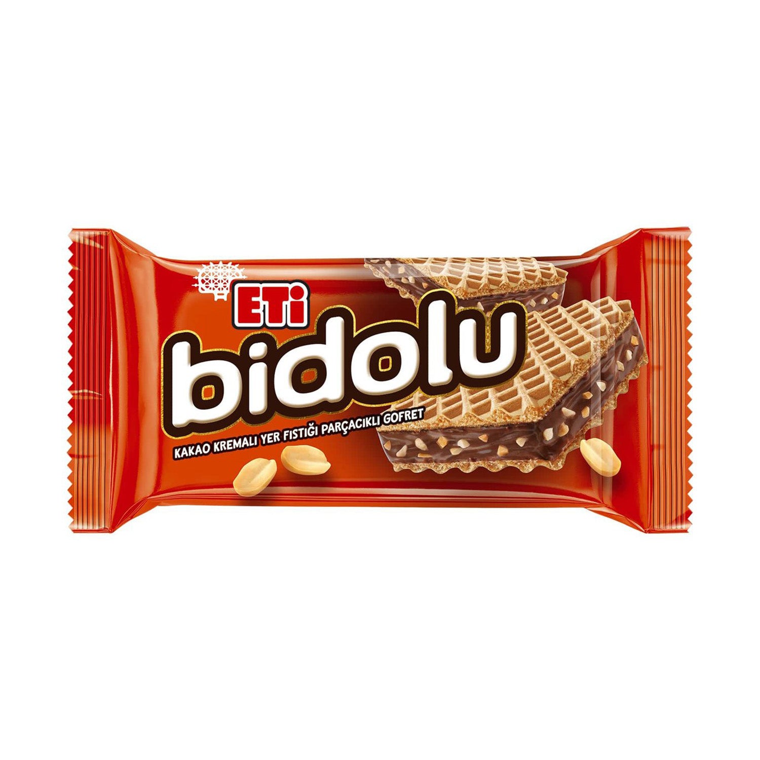 Eti Bidolu Wafer Cocoa & Peanut 36 G