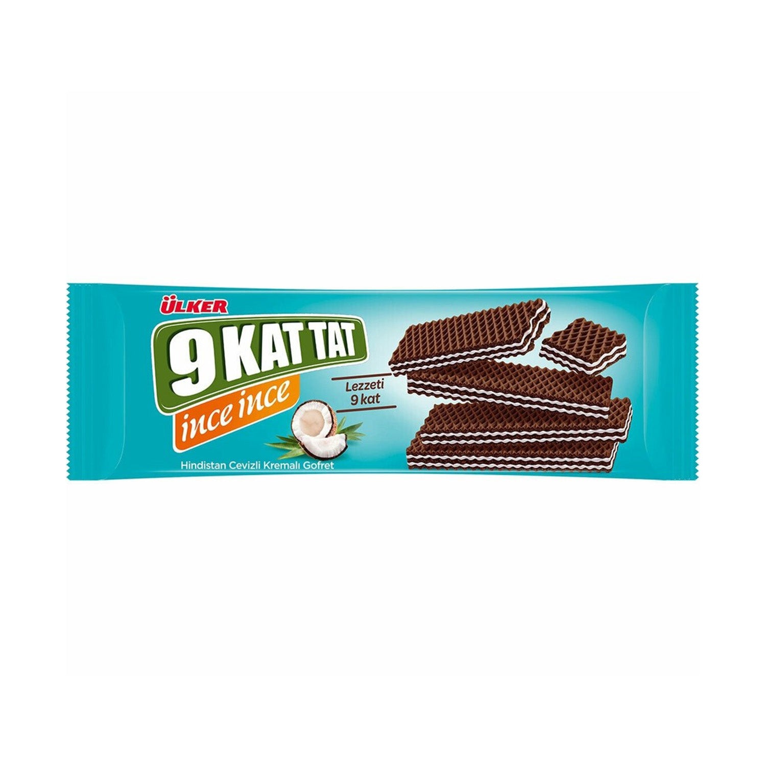 Ulker 9 Kat Coconut Thin Wafers 114G