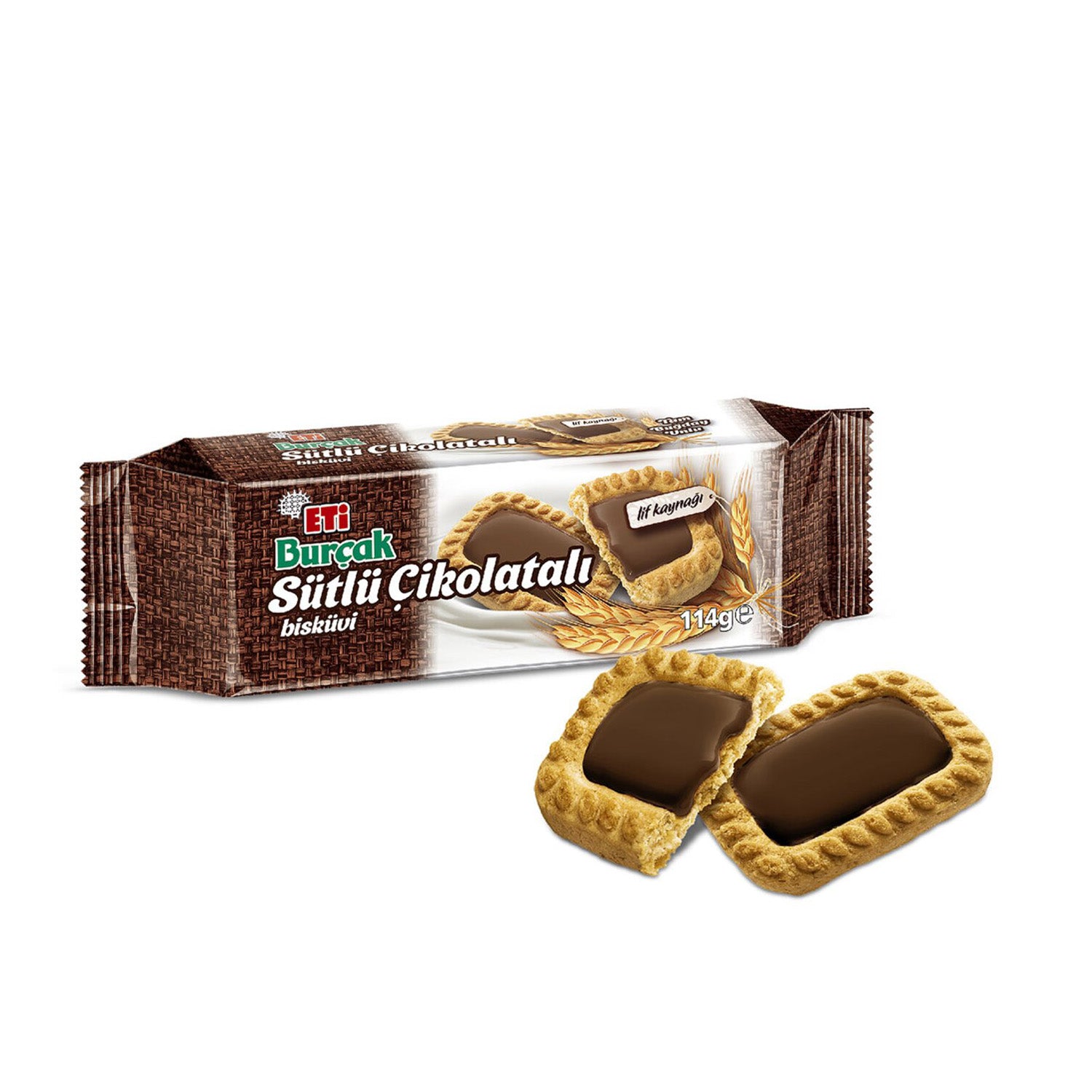 Eti Burcak Chocolate Bisct114G