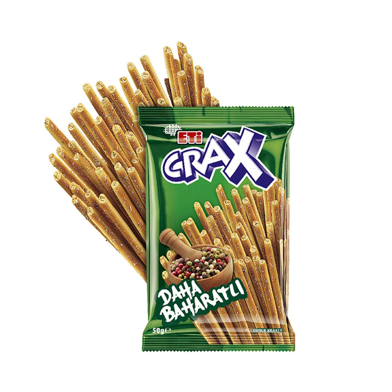 Eti Crax Herb Spicy Stick 50G