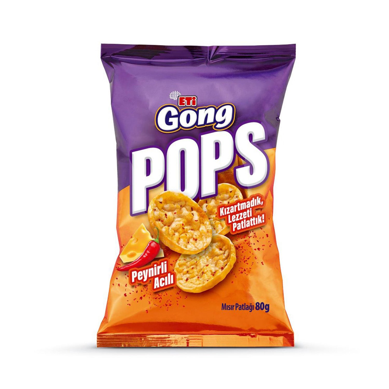 Eti Gong Cheese & Hot 80G
