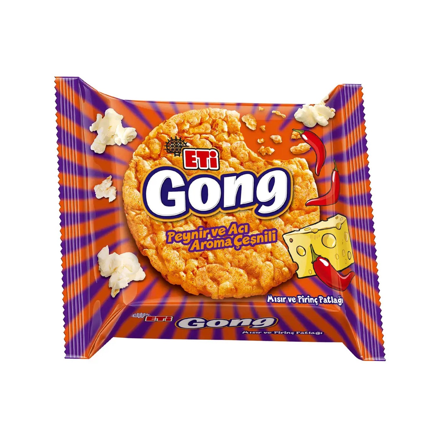 Eti Gong Cheese & Hot 34G